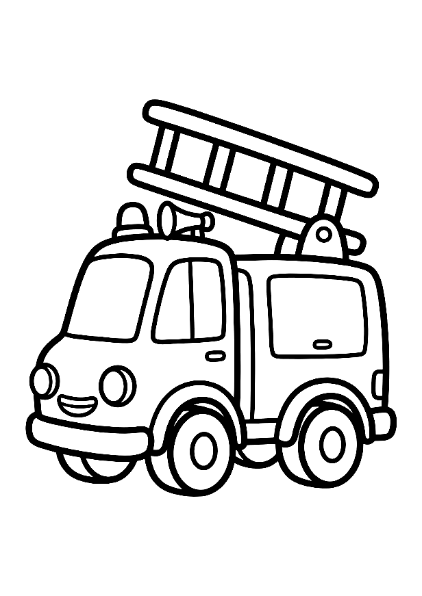 Fire Truck coloring page